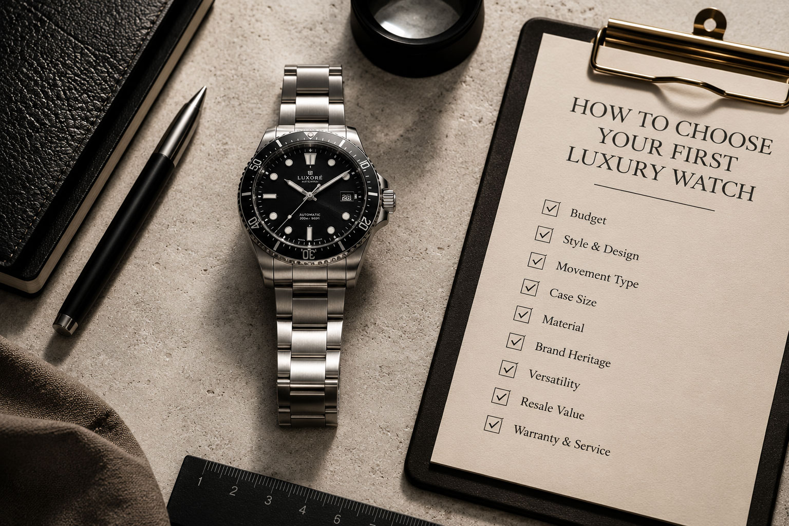 How to choose your first luxury watch